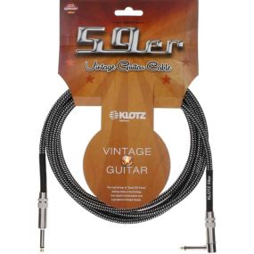 Klotz ´59er 6m Vintage pro guitar cable - angled jack plug