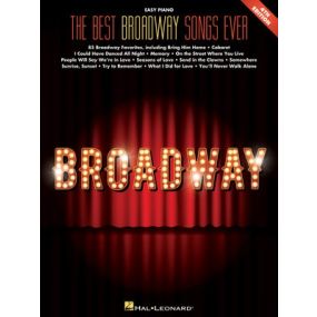 THE BEST BROADWAY SONGS EVER EASY PIANO 4TH EDITION