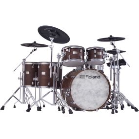 Roland VAD716 V-Drums Acoustic Design Kit in Satin Walnut