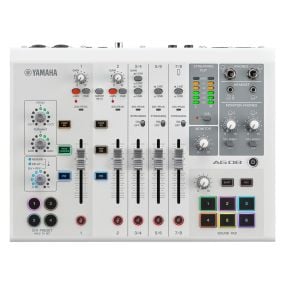 Yamaha AG08W Live Streaming Mixer in White
