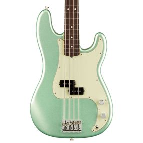 Fender American Professional II Precision Bass, Rosewood Fingerboard in Mystic Surf Green