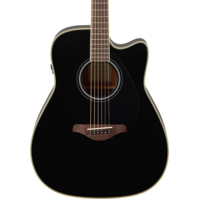 Yamaha FGC TA TransAcoustic Guitar in Black