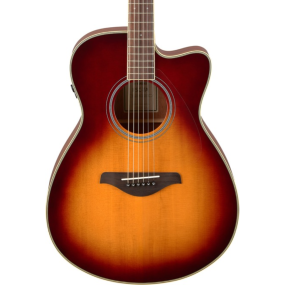 Yamaha FSC TA TransAcoustic Guitar in Brown Sunburst