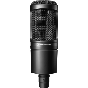 Audio Technica AT2020 Cardioid Condenser Studio XLR Microphone in Black