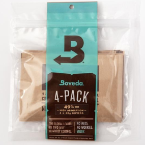 Boveda 2 Way Humidity Control Refill High Absorbency 49% RH Size 40 High Humidity Set of 4 Packets