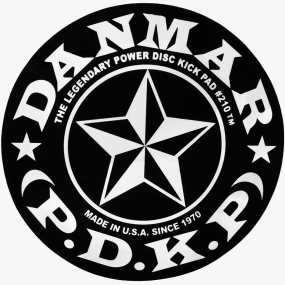 Danmar 210STR Bass Drum Impact Pad Stars