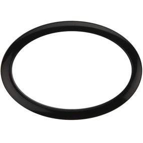 Bass Drum O's HOBL6 6" Bass Drum Port in Oval Black 