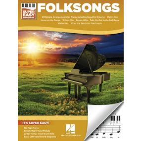 FOLKSONGS SUPER EASY SONGBOOK