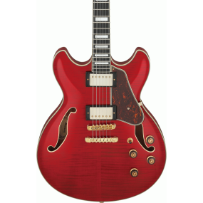 Ibanez AS93FM Electric Guitar in Transparent Cherry Red