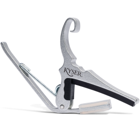 Kyser Quick Change Acoustic Guitar Capo in Silver