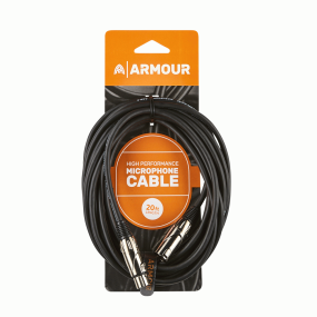 Armour CCP20U 20FT High Performance Microphone Cable in Black