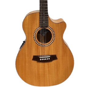 Cole Clark SRAN2EC-MMAH-R Studio Recording Grand Auditorium Acoustic Electric Guitar in Natural Satin
