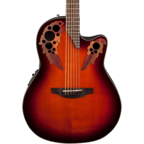 Ovation Celebrity Elite Mid Cutaway in Sunburst