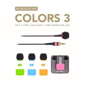 RØDE COLORS 3 Set 3 for Lavalier II and Wireless GO