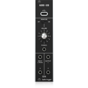 Behringer CU1A Ultra-Low Latency 2 In/2 Out USB/Audio Interface for Eurorack