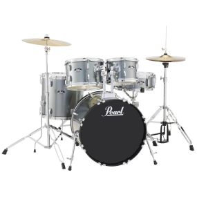 Pearl Roadshow PDRS505CC706 5 Piece Drum Kit in Charcoal Metallic