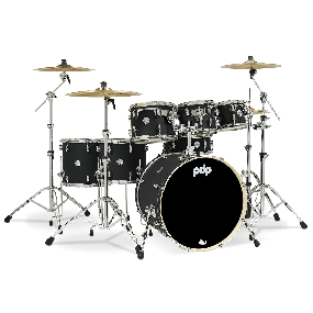 PDP Concept Maple 22 7 Piece Shell Pack in Satin Black