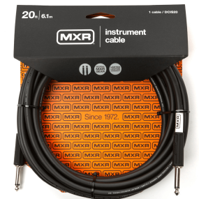 Jim Dunlop MXR 20 FT Standard Straight to Straight Instrument Cable