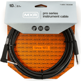 Jim Dunlop MXR 10 FT Pro Series Straight to Right Angle Instrument Cable