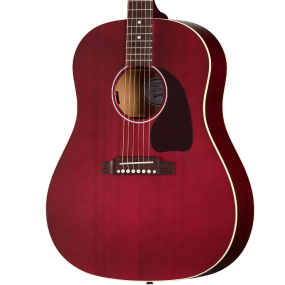 Gibson J-45 Special Acoustic Electric Guitar in Satin Wine Red