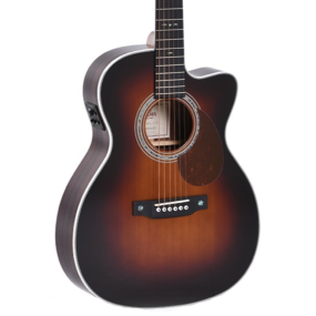 Sigma OMTC 1STE SB Acoustic Electric Guitar in Sunburst