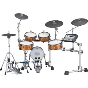 Yamaha DTX10KX TCS Heads Electronic Drum Kit in Real Wood Finish