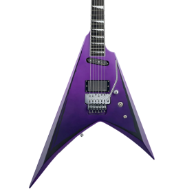 ESP E II Alexi Ripped Electric Guitar in Purple Fade Satin