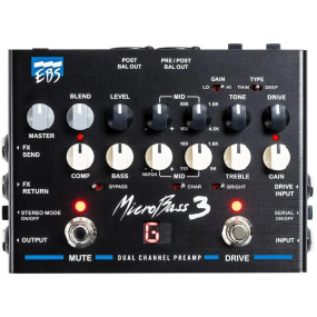 EBS MicroBass 3 Professional Outboard Preamp Pedal