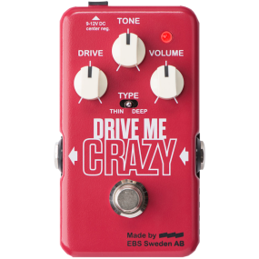 EBS Drive Me Crazy Distortion/Overdrive Pedal