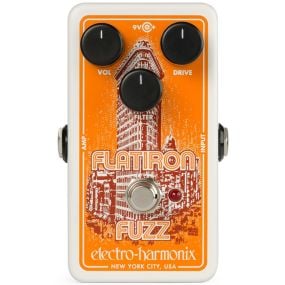 Electro Harmonix Flatiron Fuzz Classic Op Amp Powered Fuzz/Distortion Pedal