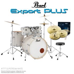 Pearl Export Plus 22" Fusion Plus Kit Package in Slipstream White