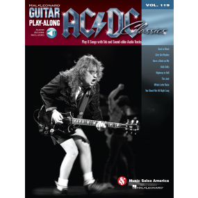 AC/DC Classics Guitar Play Along Volume 119 Book & OLA