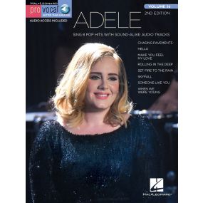 Adele Pro Vocal Women Volume 56 2nd Edition BK/OLA