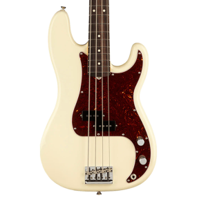 Fender American Professional II Precision Bass, Rosewood Fingerboard in Olympic White