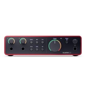 Focusrite Scarlett 2i2 4th Gen 2 in 2 out Audio Interface