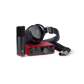 Focusrite Scarlett Solo Studio 4th Gen 2 in 2 out Interface, Condenser Mic And Headphones