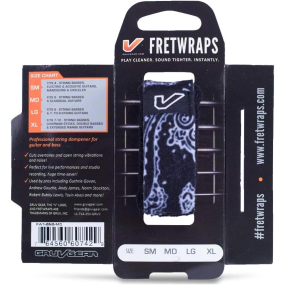 Gruv Gear FretWraps String Muter 1 Pack Small in Black Bandana