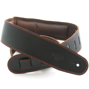 DSL 2.5" Padded Garment Strap in Black & Brown 