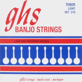 GHS 210 Tenor Banjo 4 String 9-28 Gauge