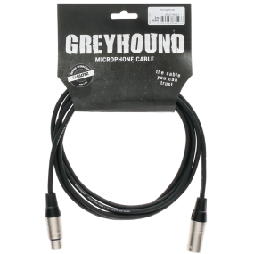 KLOTZ Greyhound Microphone Cable 1m Female XLR to Male XLR