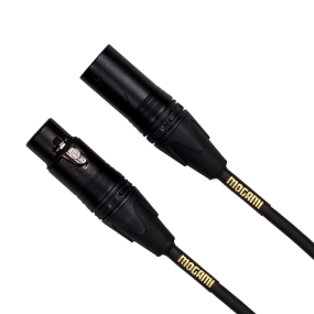 Mogami Gold Studio Microphone Cable Male XLR to Female XLR 2 ft