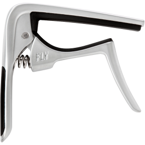 Jim Dunlop Trigger Fly Curved Capo in Satin Chrome