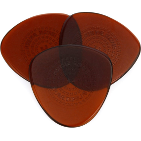 Jim Dunlop Primetone Semi Round Grip Guitar Picks 1.3mm 3 Pack