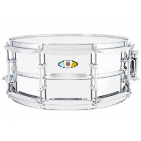 Ludwig LU6514SLDIR 6.5" x 14" New Supralite Steel Snare Drum