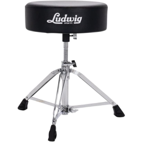 Ludwig LP51TH High Density Double Braced Pro Round Style Drum Throne in Black