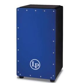 Latin Percussion Padded Seat Prism Snare Cajon in Blue