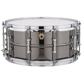 Ludwig Black Beauty 6.5" X 14" Smooth Shell Tube Lugs Snare Drum
