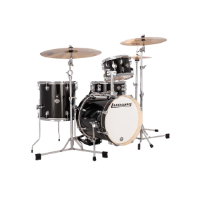 Ludwig Breakbeats 4 Piece Shell Pack in Black Sparkle