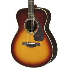Yamaha LS6ARE Concert Acoustic Electric Guitar in Brown Sunburst