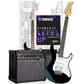 Yamaha Gigmaker Level Up Electric Guitar Pack in Black